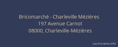Bricomarché - Charleville Mézières