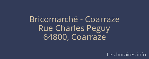 Bricomarché - Coarraze