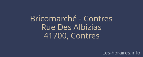 Bricomarché - Contres
