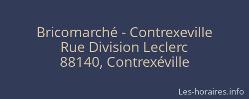 Bricomarché - Contrexeville
