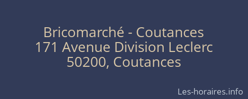 Bricomarché - Coutances