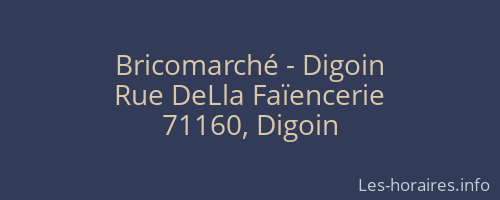 Bricomarché - Digoin