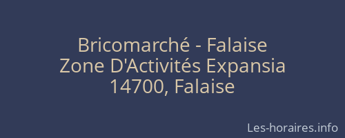 Bricomarché - Falaise