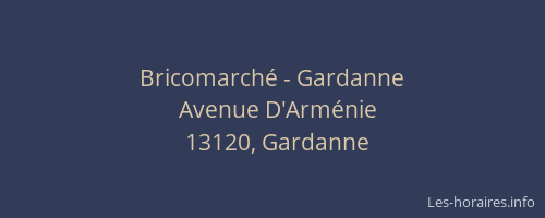Bricomarché - Gardanne