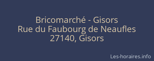 Bricomarché - Gisors