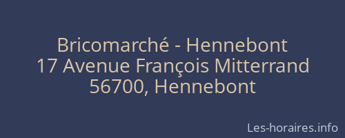 Bricomarché - Hennebont