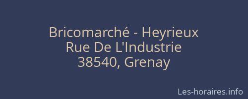 Bricomarché - Heyrieux