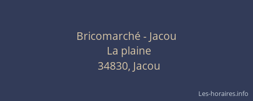 Bricomarché - Jacou