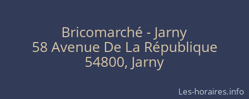 Bricomarché - Jarny