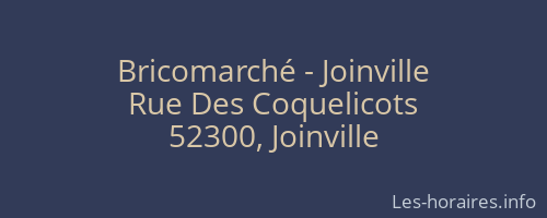 Bricomarché - Joinville