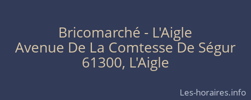 Bricomarché - L'Aigle