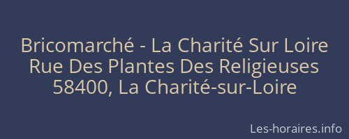 Bricomarché - La Charité Sur Loire
