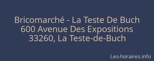 Bricomarché - La Teste De Buch