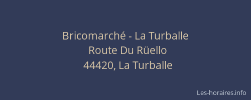 Bricomarché - La Turballe