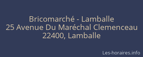 Bricomarché - Lamballe
