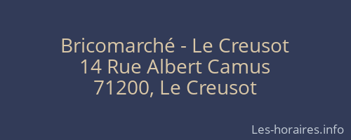 Bricomarché - Le Creusot