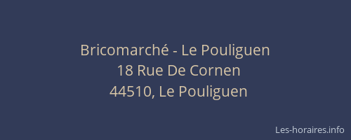 Bricomarché - Le Pouliguen
