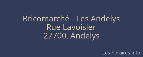 Bricomarché - Les Andelys