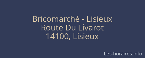 Bricomarché - Lisieux