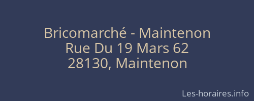 Bricomarché - Maintenon