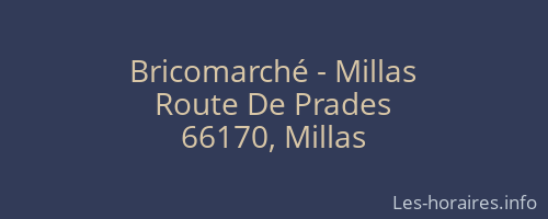 Bricomarché - Millas