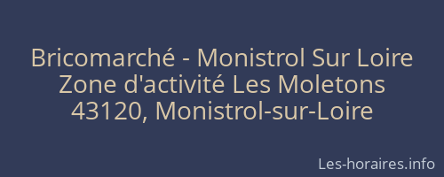 Bricomarché - Monistrol Sur Loire