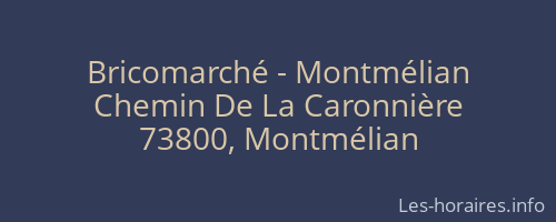 Bricomarché - Montmélian