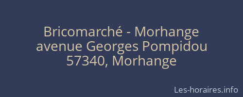 Bricomarché - Morhange