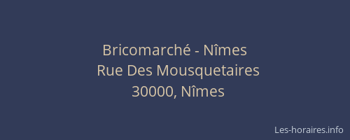 Bricomarché - Nîmes