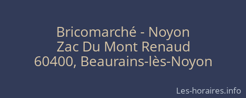 Bricomarché - Noyon