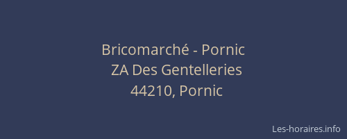 Bricomarché - Pornic