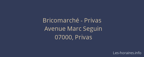 Bricomarché - Privas