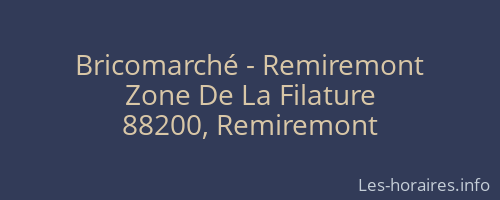 Bricomarché - Remiremont