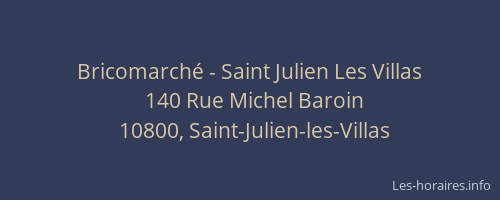 Bricomarché - Saint Julien Les Villas