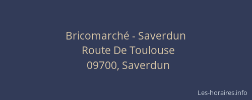 Bricomarché - Saverdun