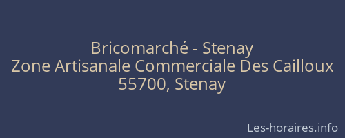 Bricomarché - Stenay