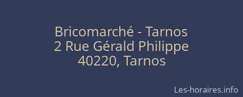 Bricomarché - Tarnos