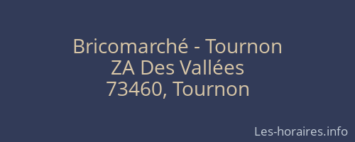 Bricomarché - Tournon