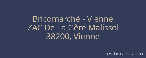 Bricomarché - Vienne