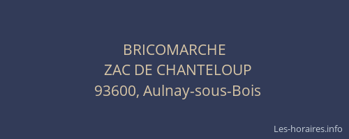BRICOMARCHE