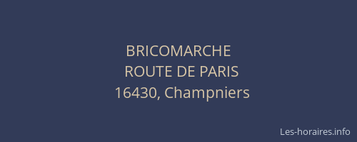 BRICOMARCHE