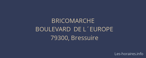 BRICOMARCHE