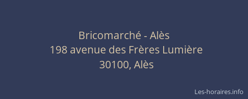 Bricomarché - Alès