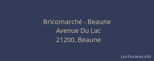 Bricomarché - Beaune
