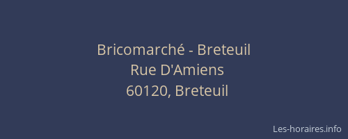 Bricomarché - Breteuil