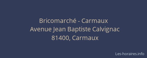 Bricomarché - Carmaux