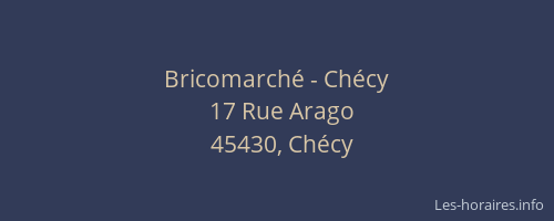 Bricomarch&eacute; - Ch&eacute;cy