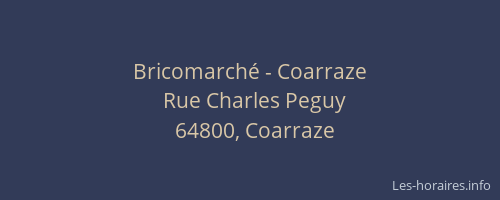 Bricomarché - Coarraze