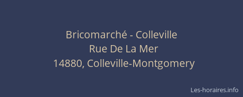 Bricomarché - Colleville