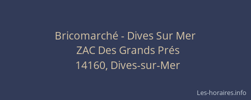Bricomarch&eacute; - Dives Sur Mer